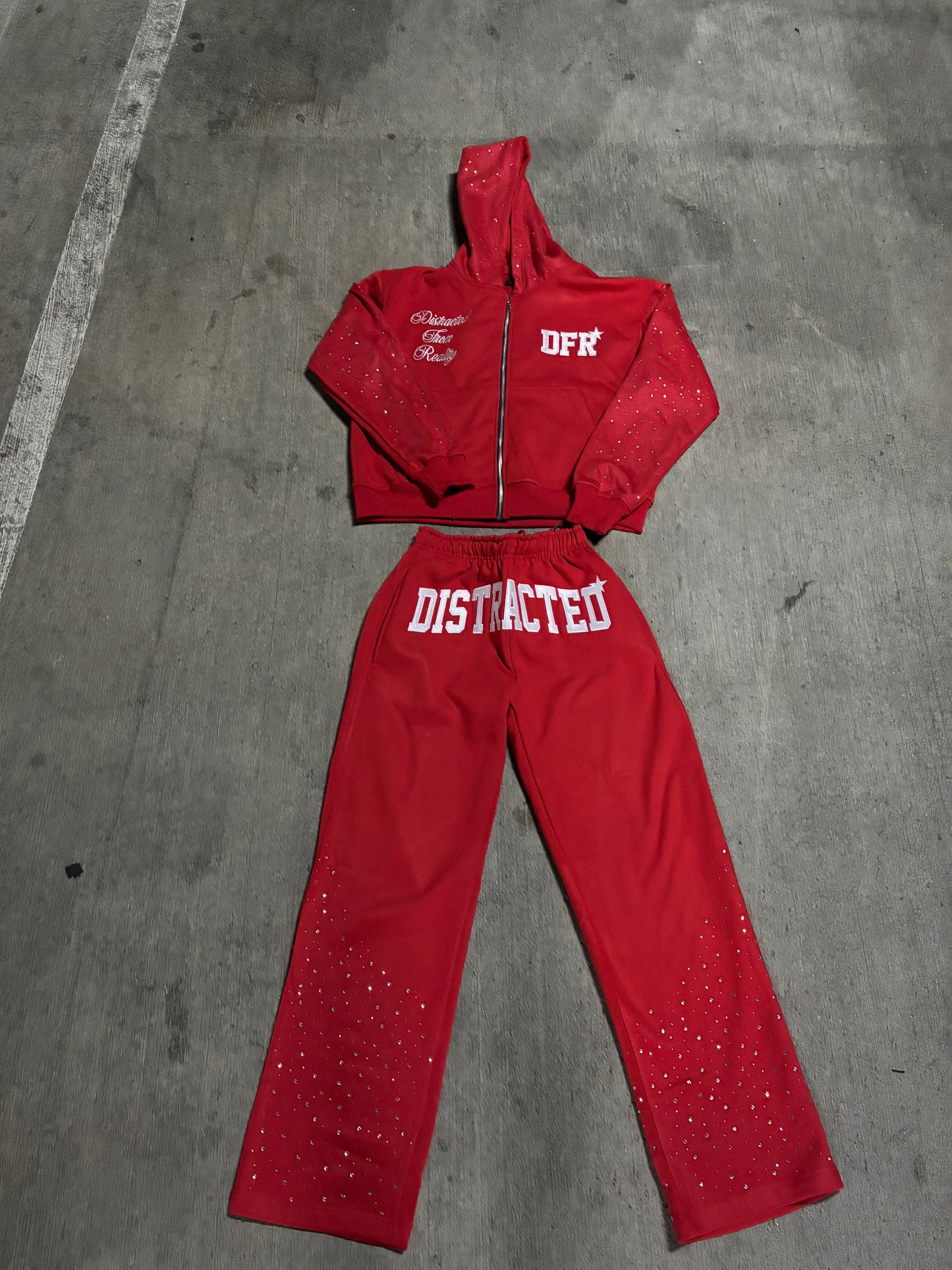 DFR Rhinestone LIMITED EDITION RED set