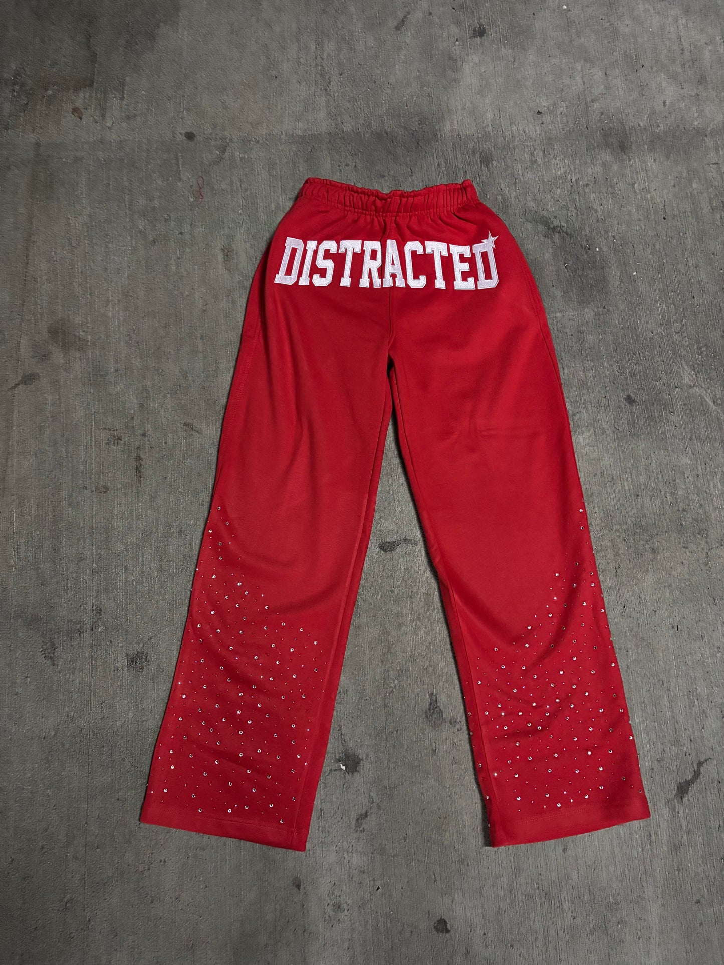 DFR Rhinestone Sweats LIMITED EDITION RED (480 GSM)