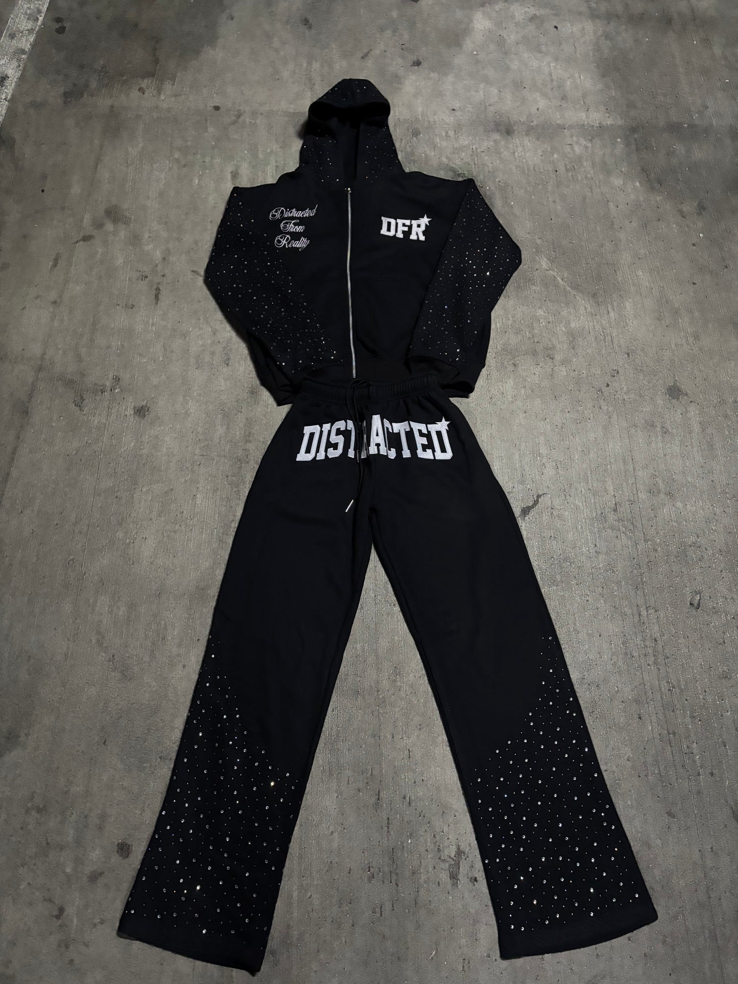 DFR Rhinestone Black Set